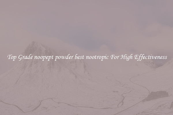 Top Grade noopept powder best nootropic For High Effectiveness