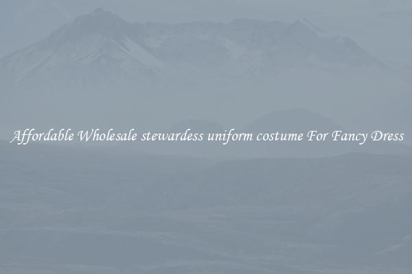 Affordable Wholesale stewardess uniform costume For Fancy Dress