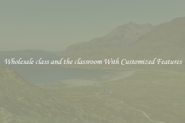Wholesale class and the classroom With Customized Features