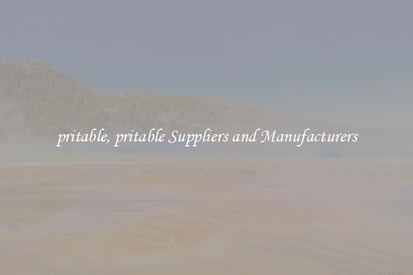 pritable, pritable Suppliers and Manufacturers