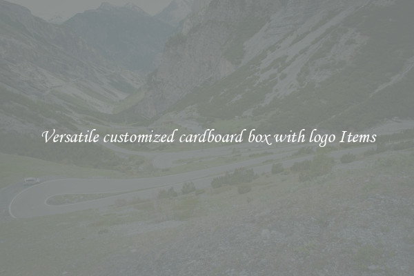 Versatile customized cardboard box with logo Items