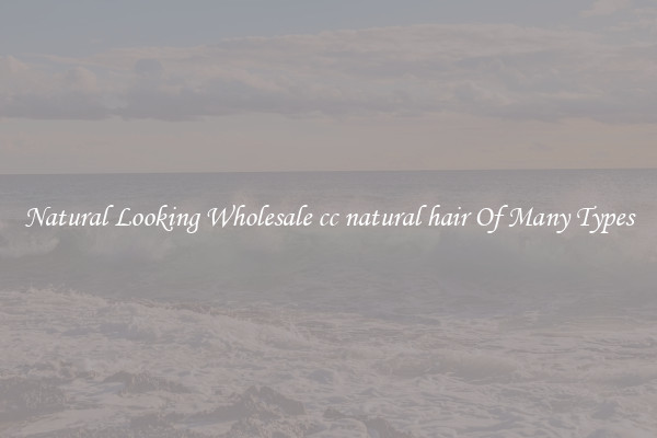 Natural Looking Wholesale cc natural hair Of Many Types